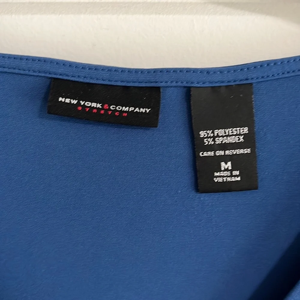 New York & Company Blue blouse - Picture 2 of 3